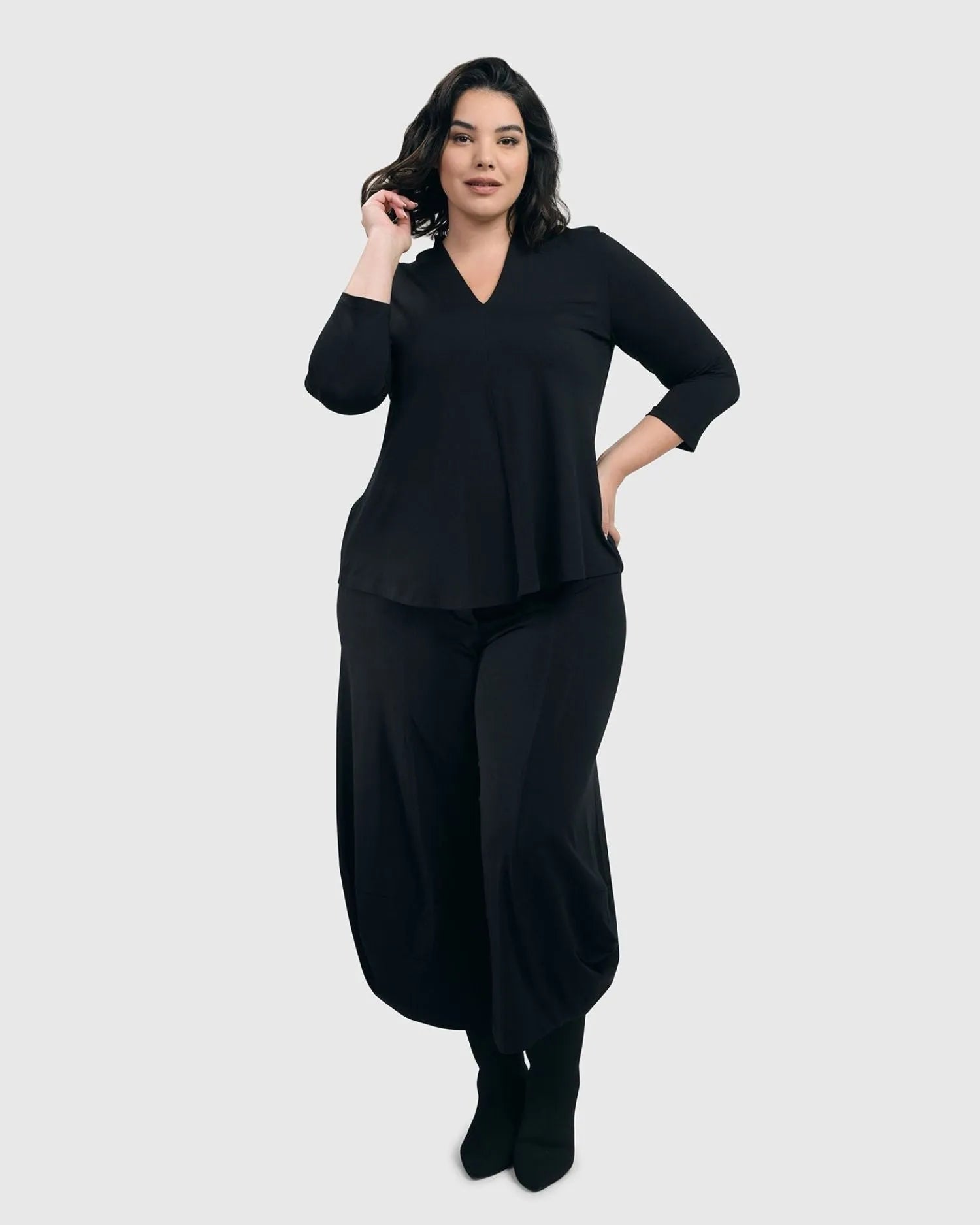 Essential Punto Pants, Black