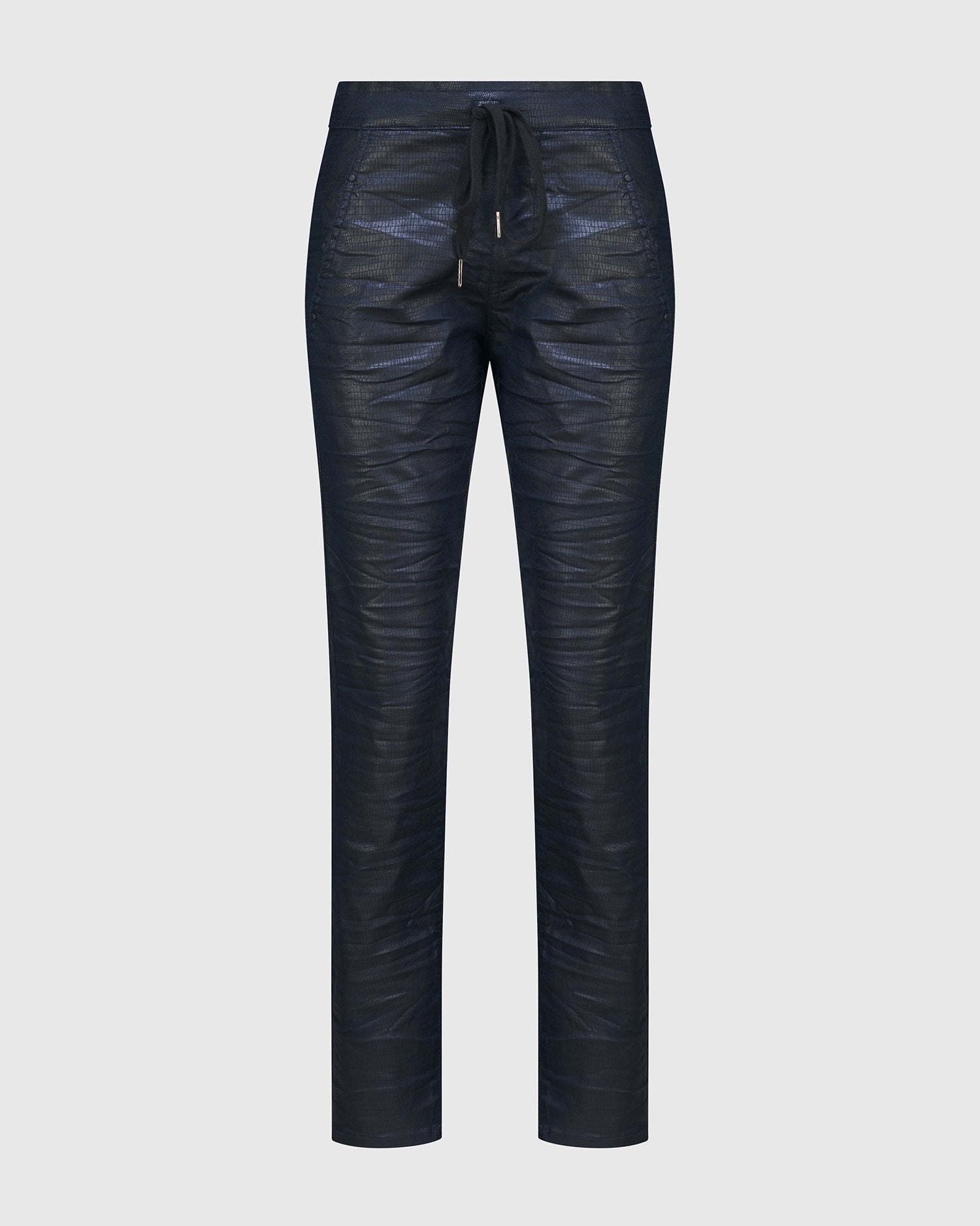 Snake Iconic Stretch Jeans, Metallic Navy