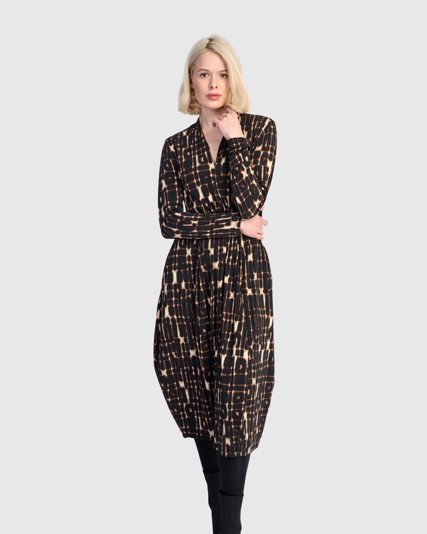 Neura Cocoon Dress, Matrix