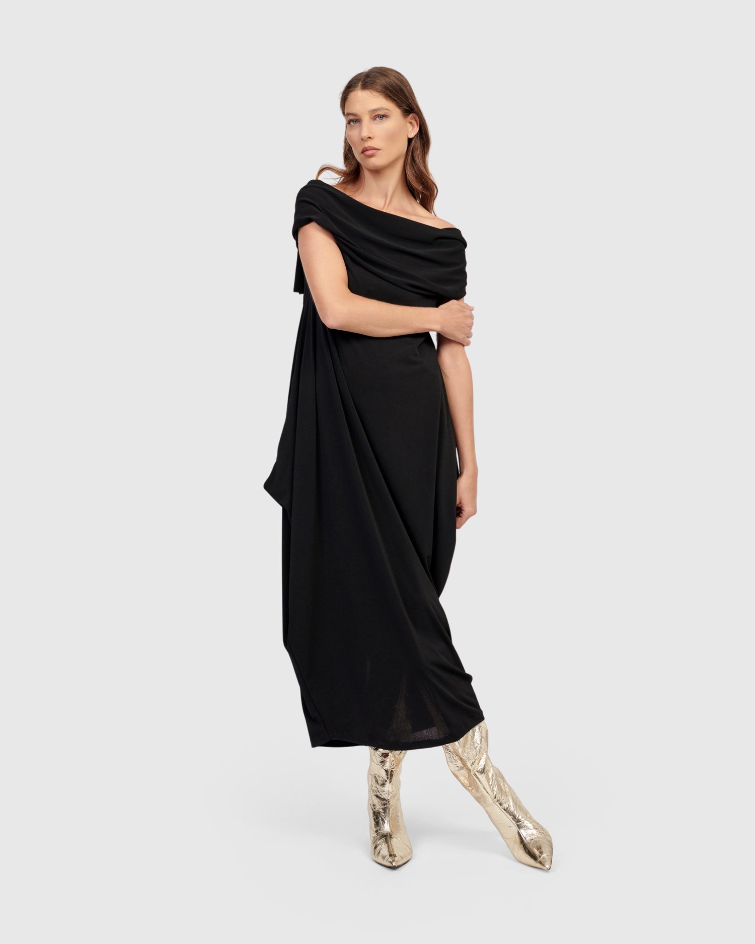 Savoir Maxi Dress, Black