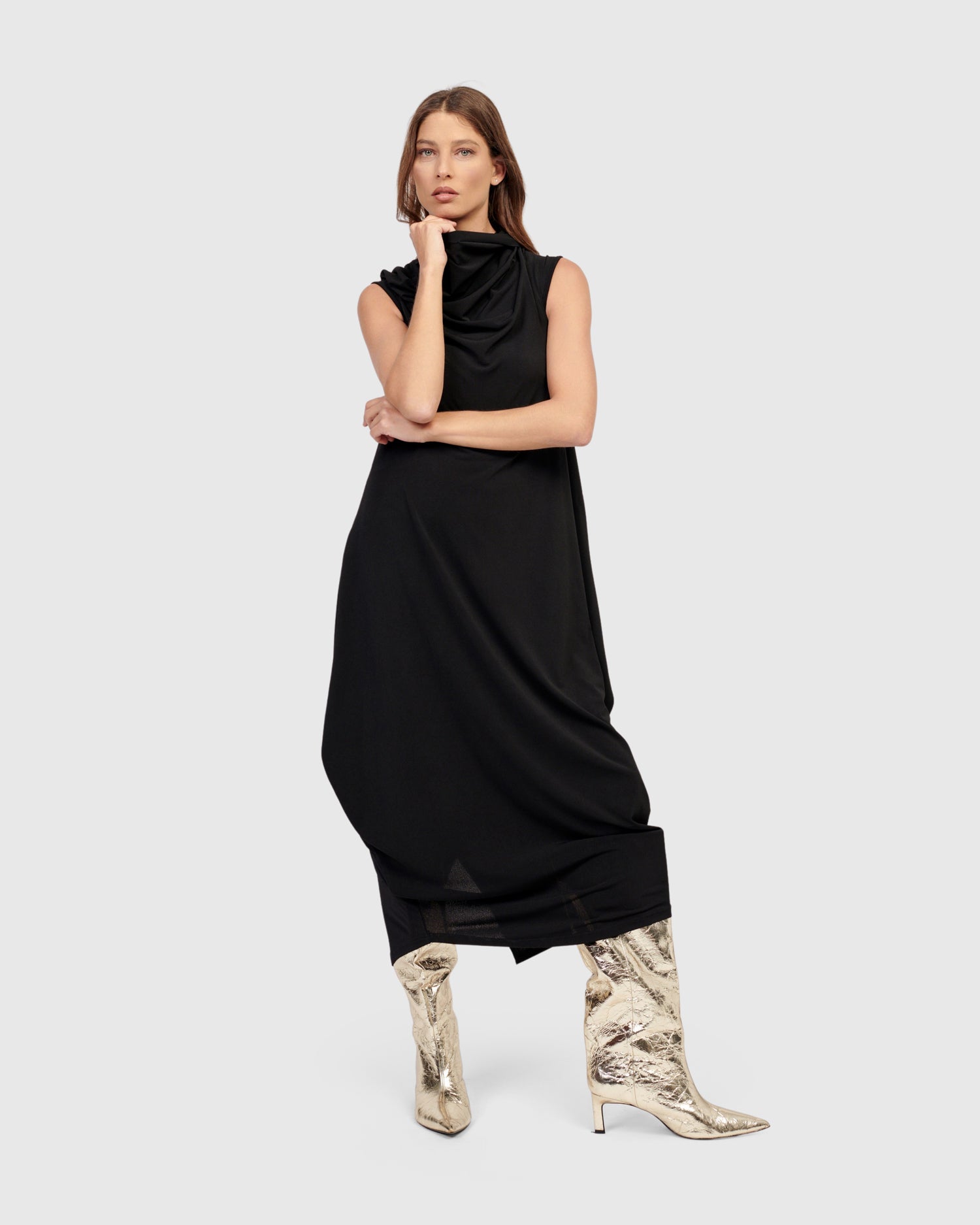 Savoir Maxi Dress, Black