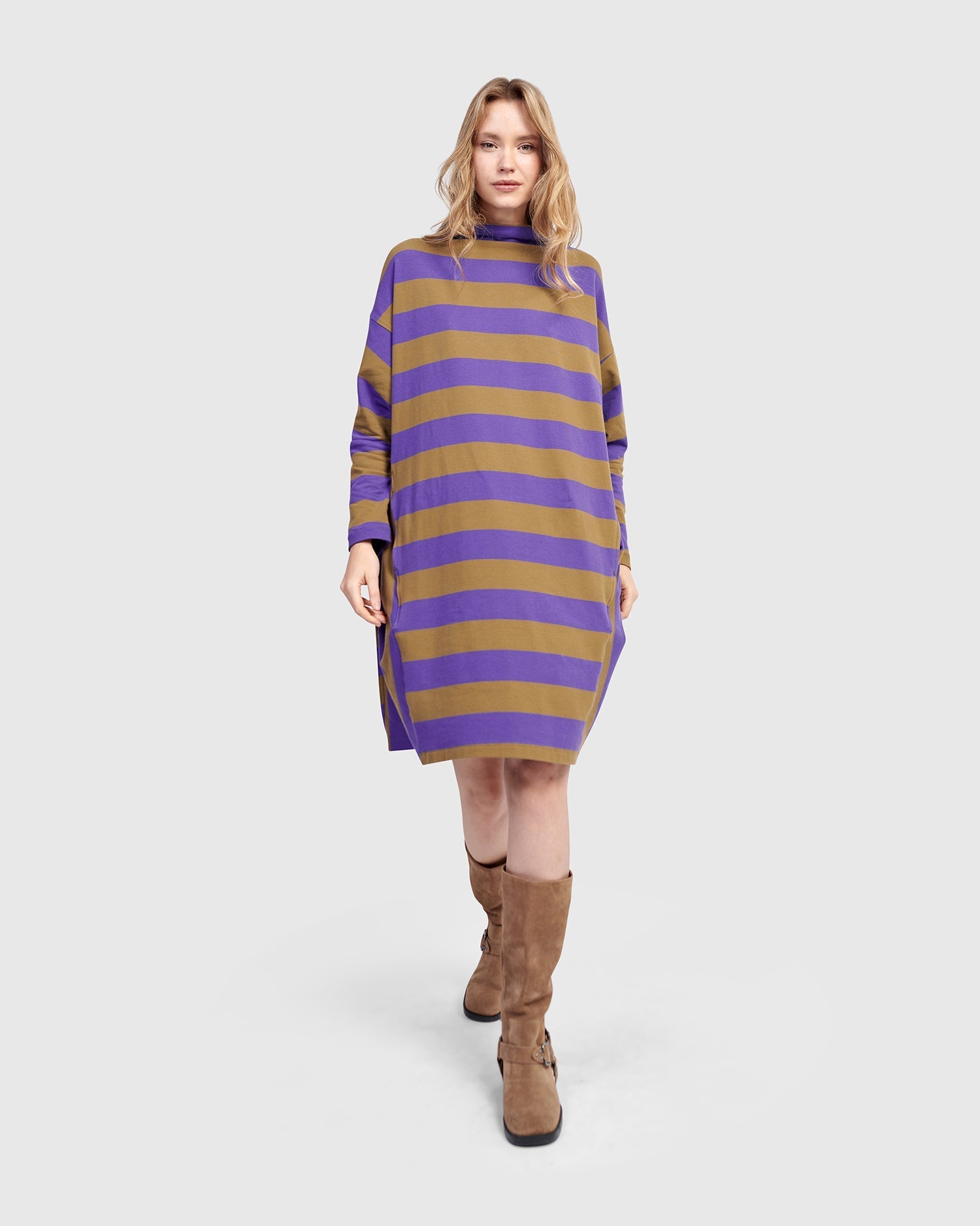 Urban Striker Tee Dress, Purple