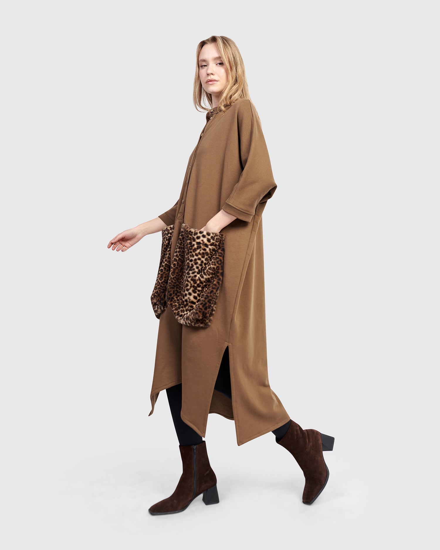 Urban Cub Lounge Dress, Camel