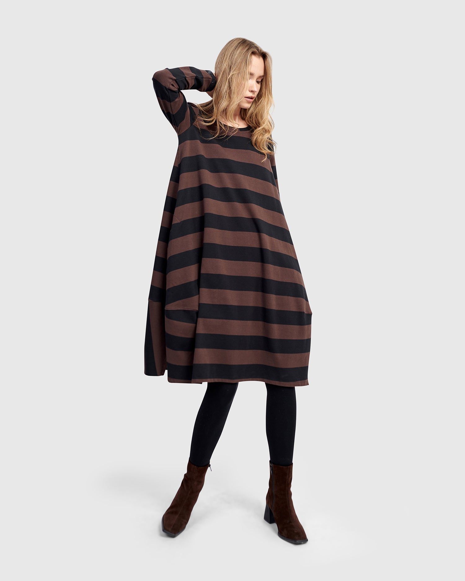 Urban Moxy Relaxed Dress, Brown