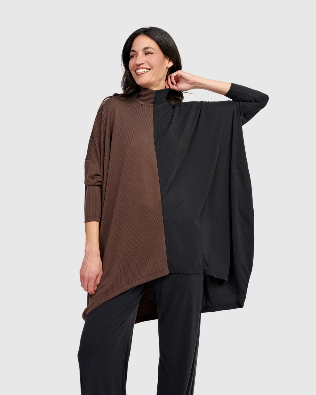 Echo Cupro Swing Turtleneck, Mix