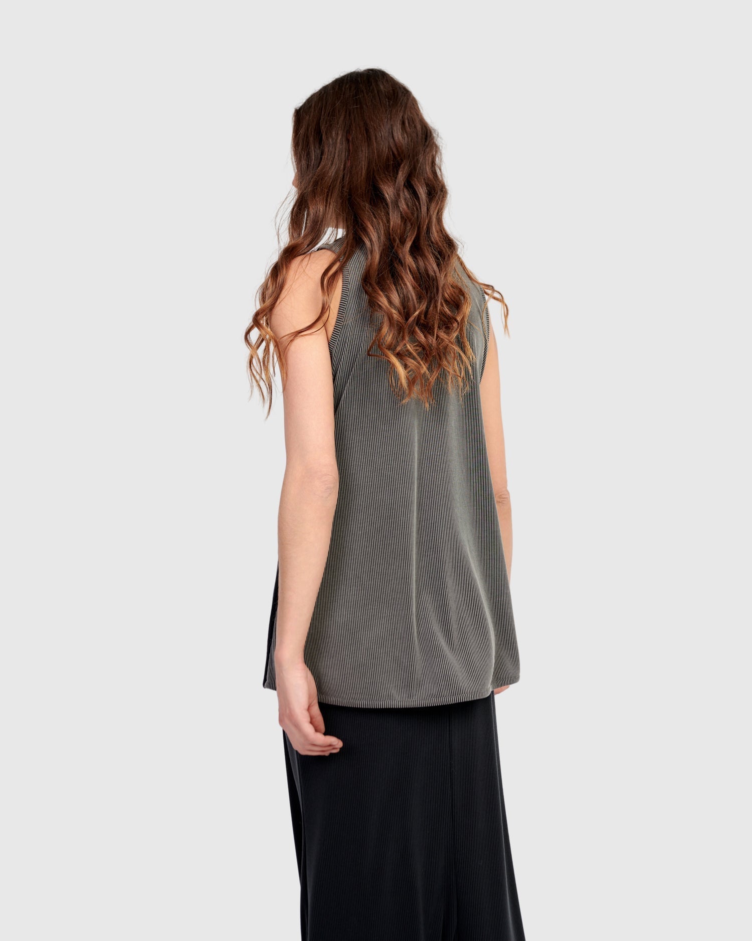 Reversible Cupro Tank Top, Mix